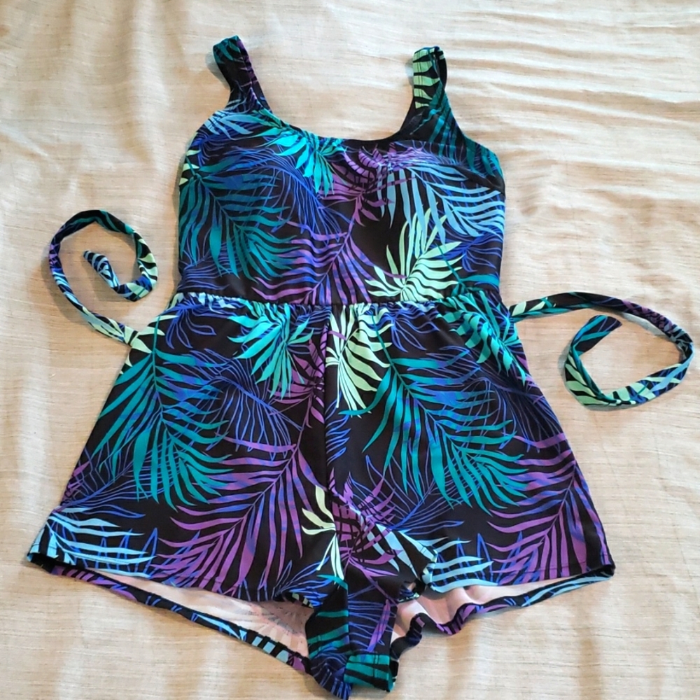 Blair boyleg swim romper size 14